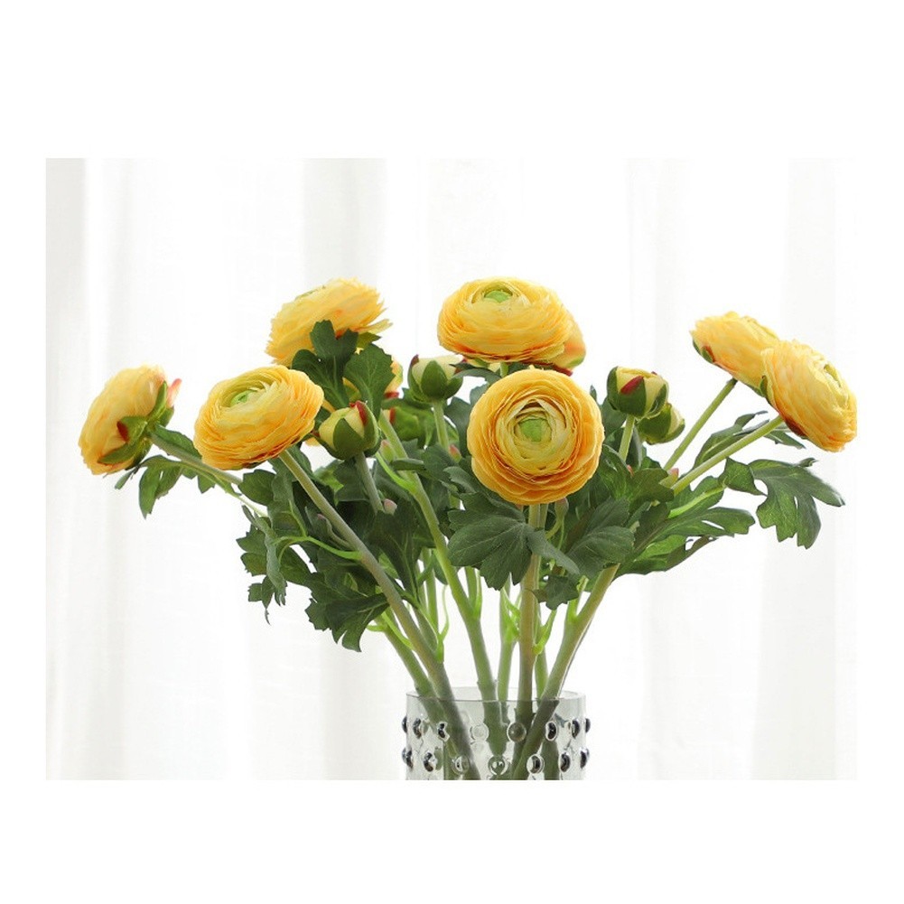 Silk Peony Artificial Flower with Flexible Stem for Custom Arrangement 52x10cm