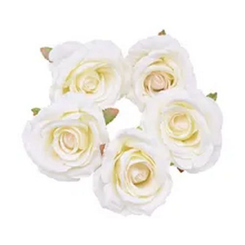 5/10pcs 10cm Artificial Rose Flower Head Home / Wedding Table Display Decor NEW
