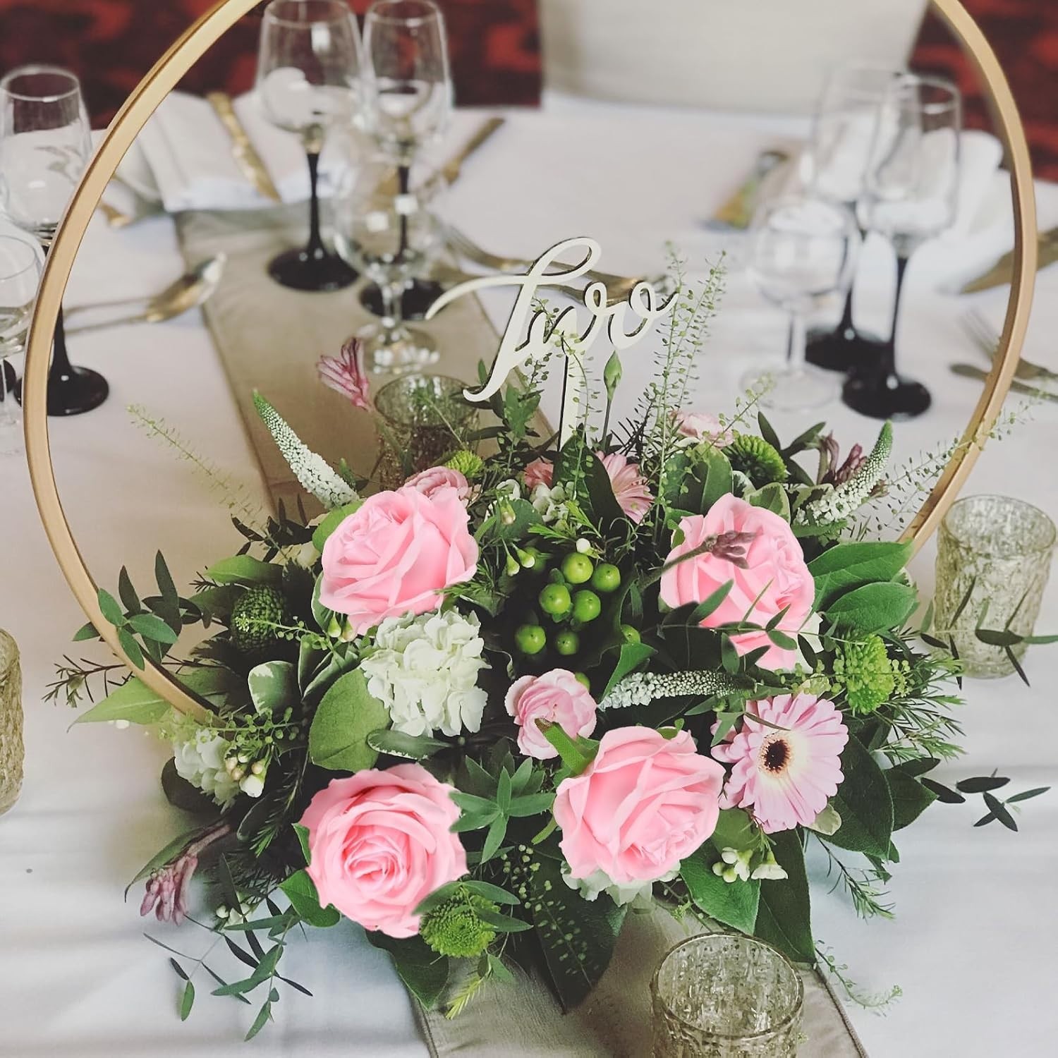 Luxurious 6PCS Long Stem Silk Roses – Perfect for Parties & Bridal Bouquets