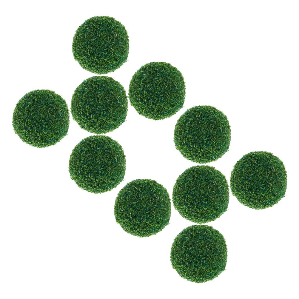 10 Pcs Miniature Artificial Plant Spheres For Fairy Garden And Model Building