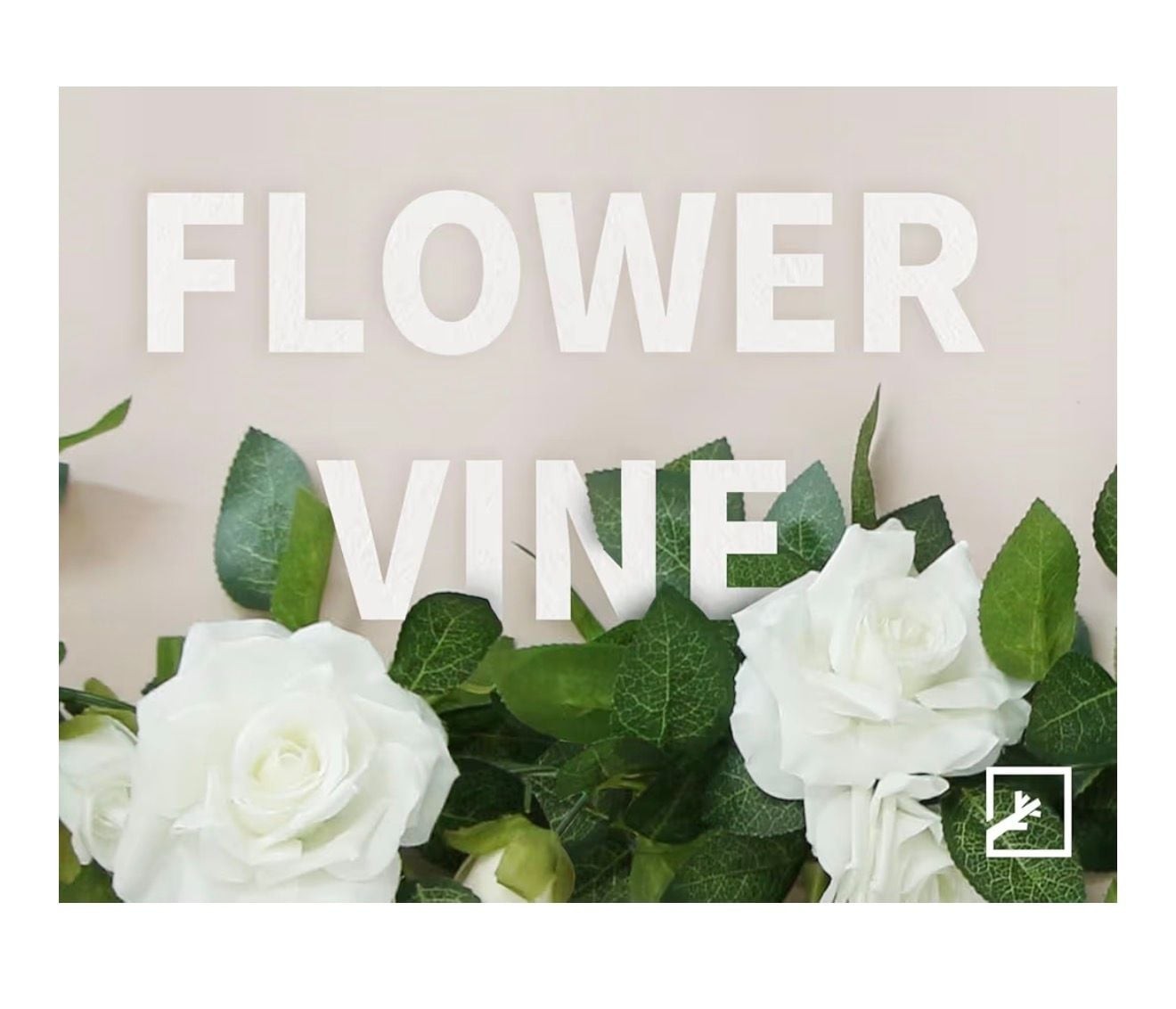 5-Pack Artificial White Rose Garland 32.5ft – Hanging Silk Flower Vines for Wedd