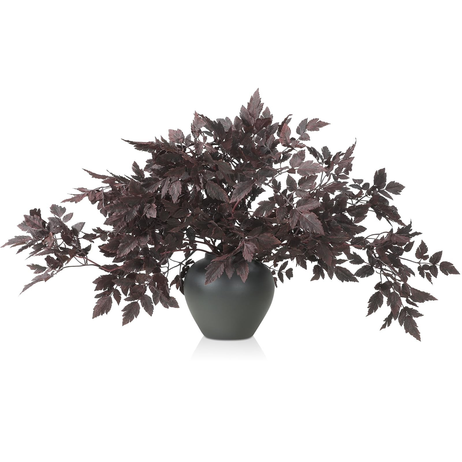 10 Pack 32″ Faux Cimicifuga Leaf Spray – Silk Plants for Home, Wedding, Garden D