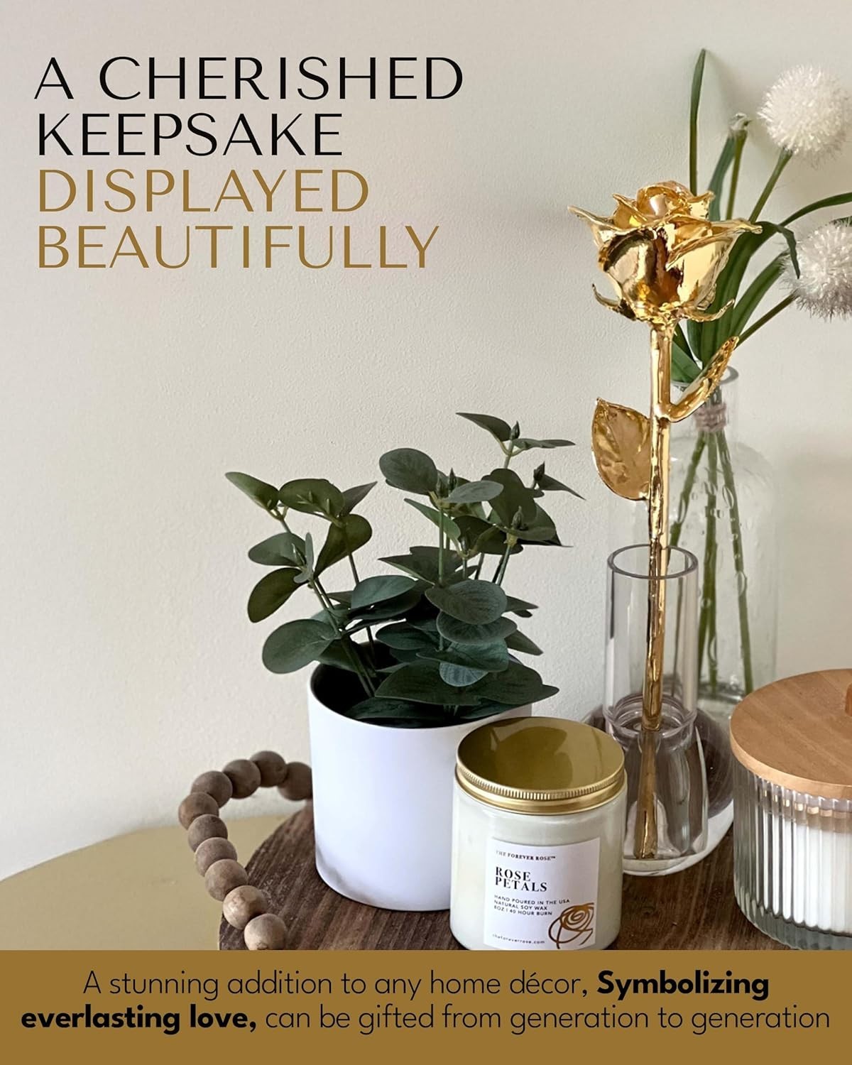 Luxury 24K Gold Rose – Anniversary Gift for Wife