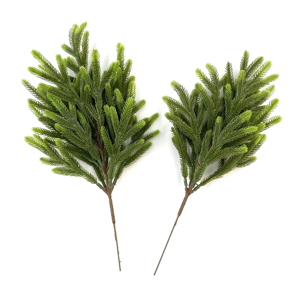 Artificial Pine Needles Branches 36/40/50cm Christmas Wedding Stage Office Decor