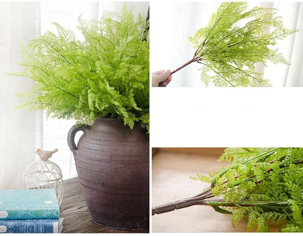 Stylish Faux Fern Shrubs in 18.5″ Height – Perfect for Indoor/Outdoor Decor