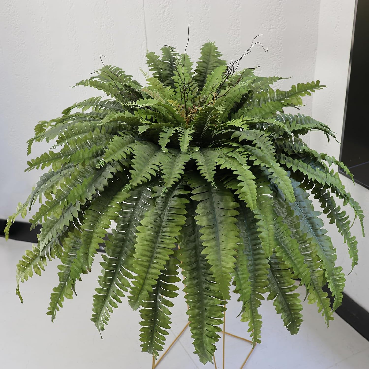 50″ Fake Ferns Artificial Plants Large, 98 Fronds Artificial Ferns for Outdoors