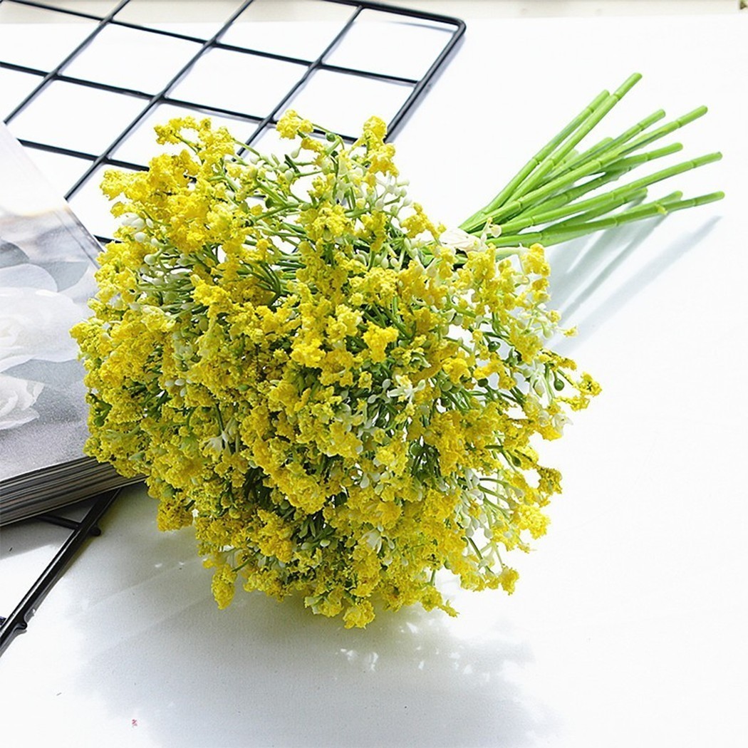 High Quality Gypsophila Baby’s-Breath Beautiful Bouquet Breath Fake Silk