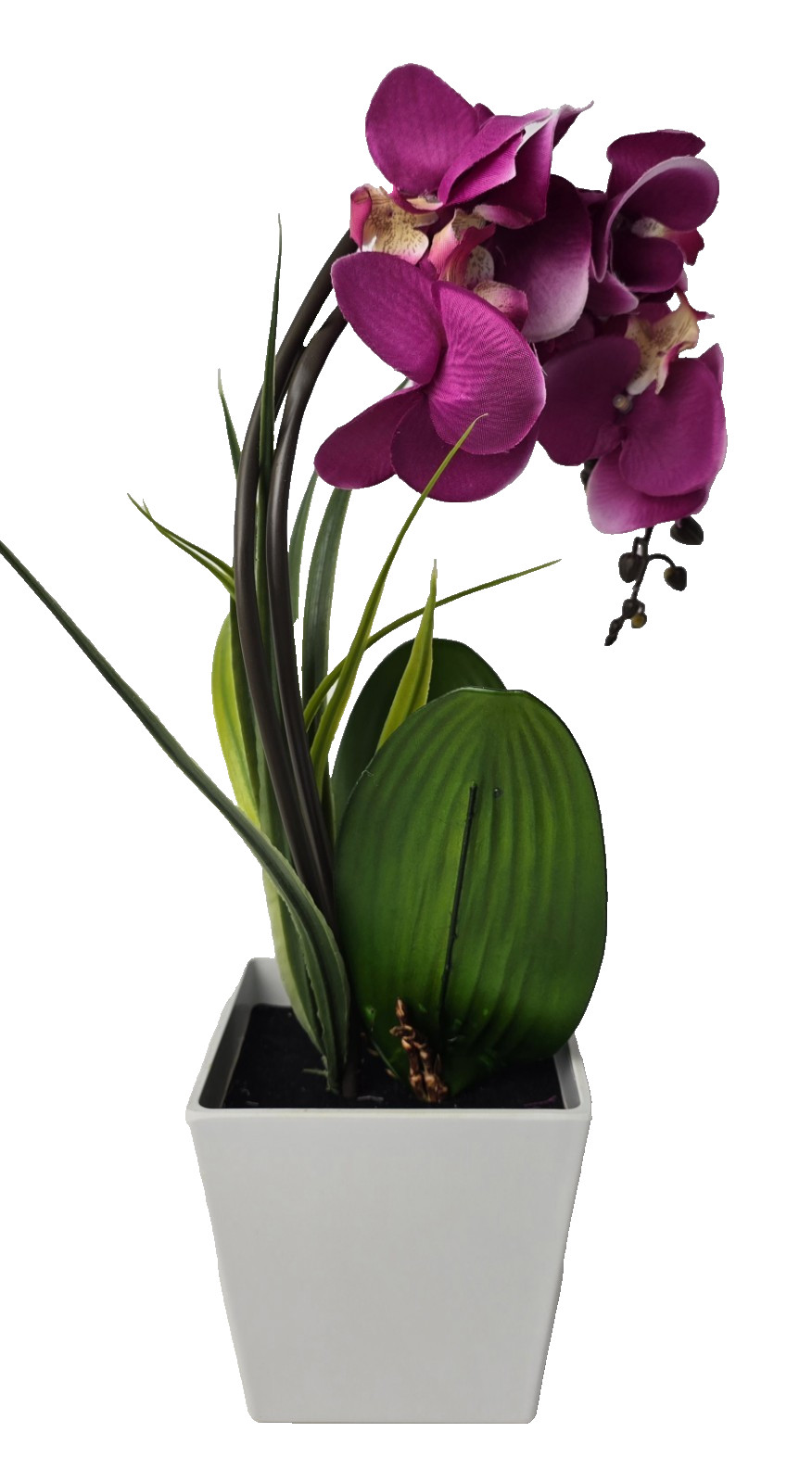 NEW Homeseasons Artificial Orchid w/ LED Lights & Timer 16″ Tall Original Box