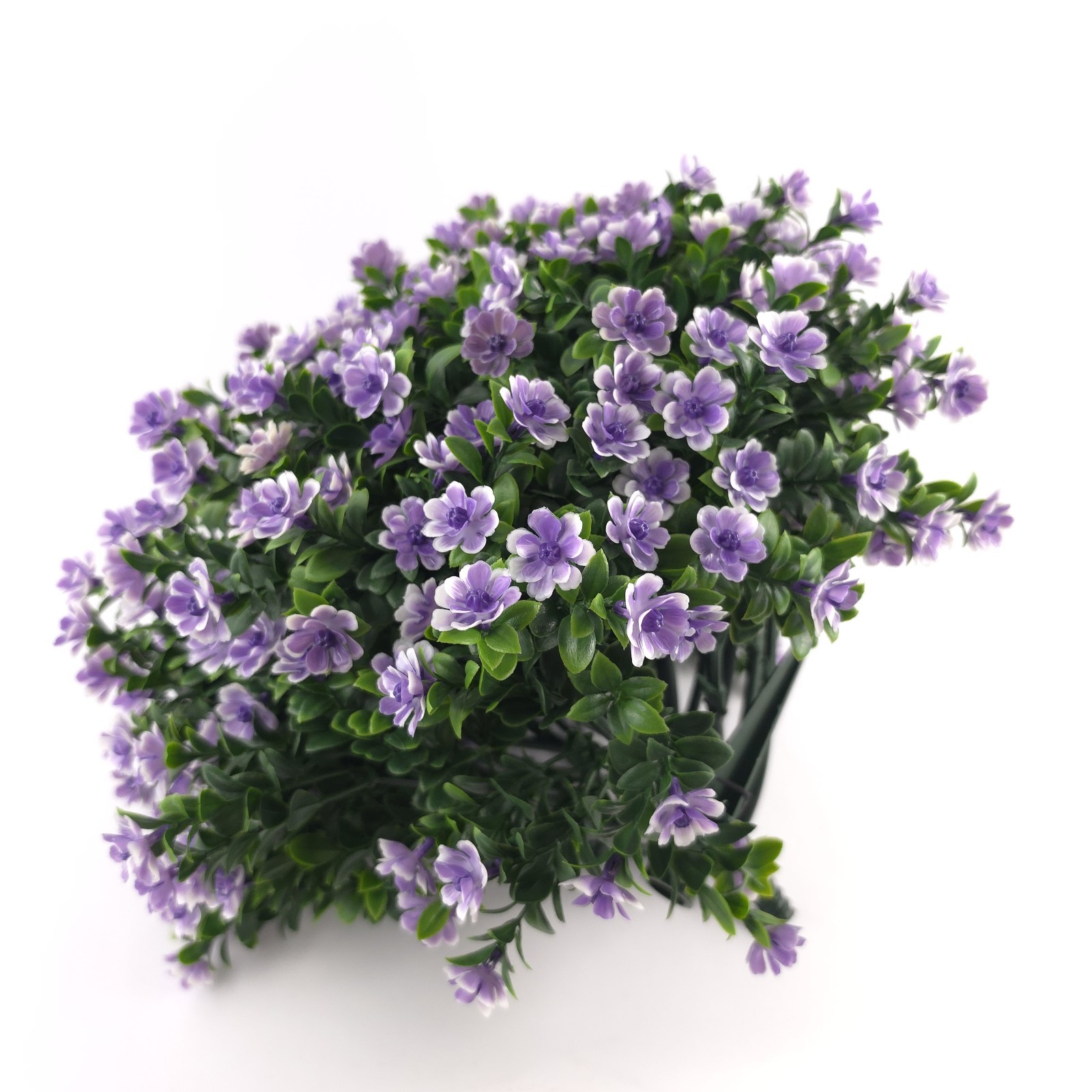 Wicker Park 20″ Oversized Faux Wildflower Urn Filler Purple