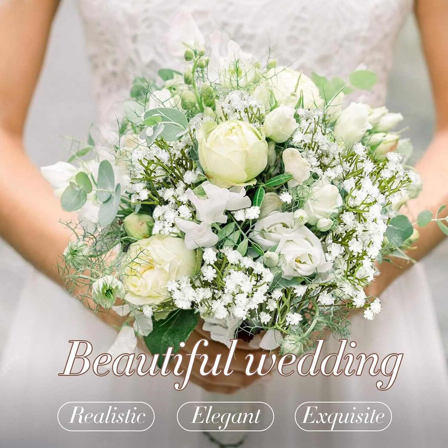 MAQIAHN 6 Baby Breath Artificial Flowers – Babies Breath Flowers Artificial Bulk