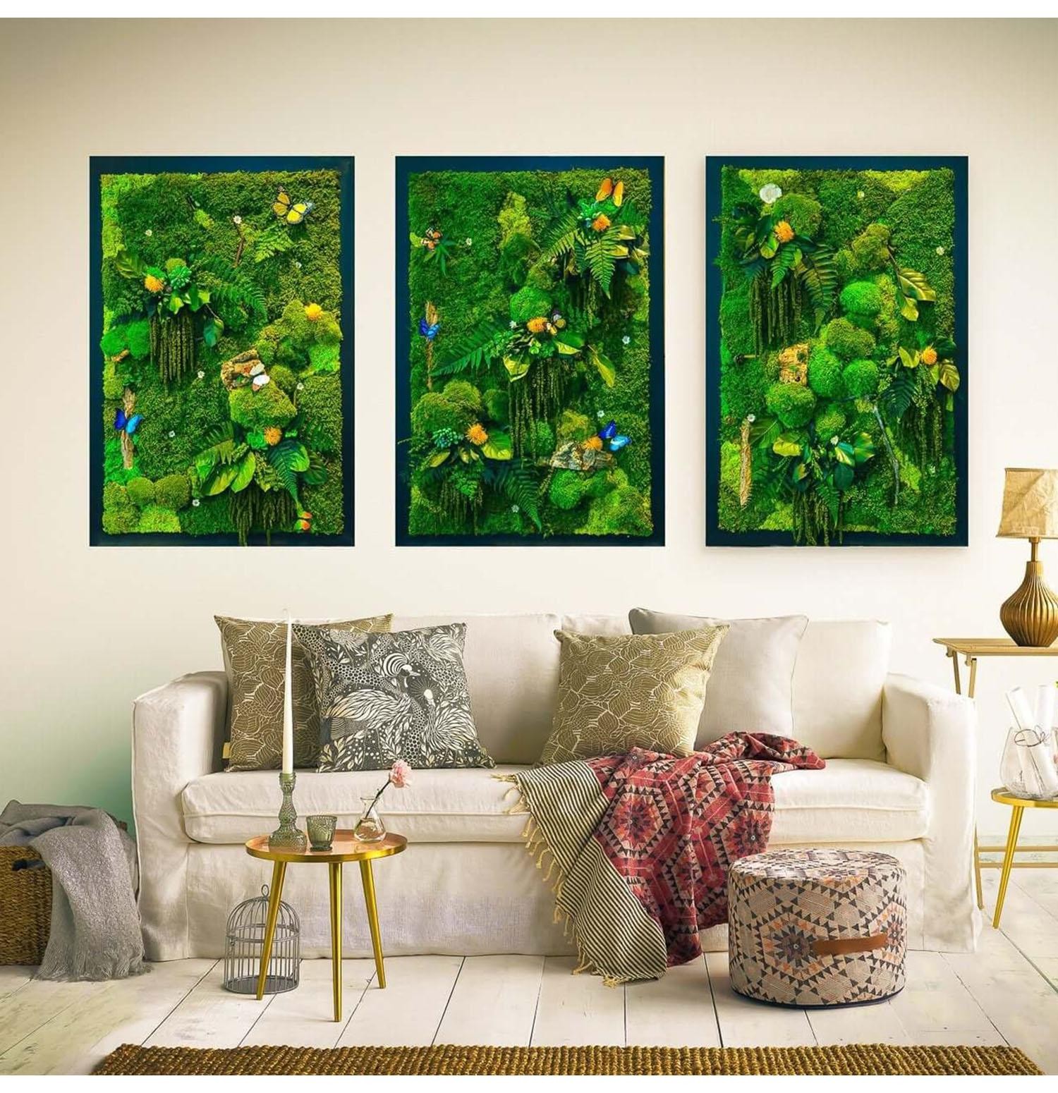 Artificial Green Moss, Eternal Life DIY Grass for Home, Garden & Mini Landscape