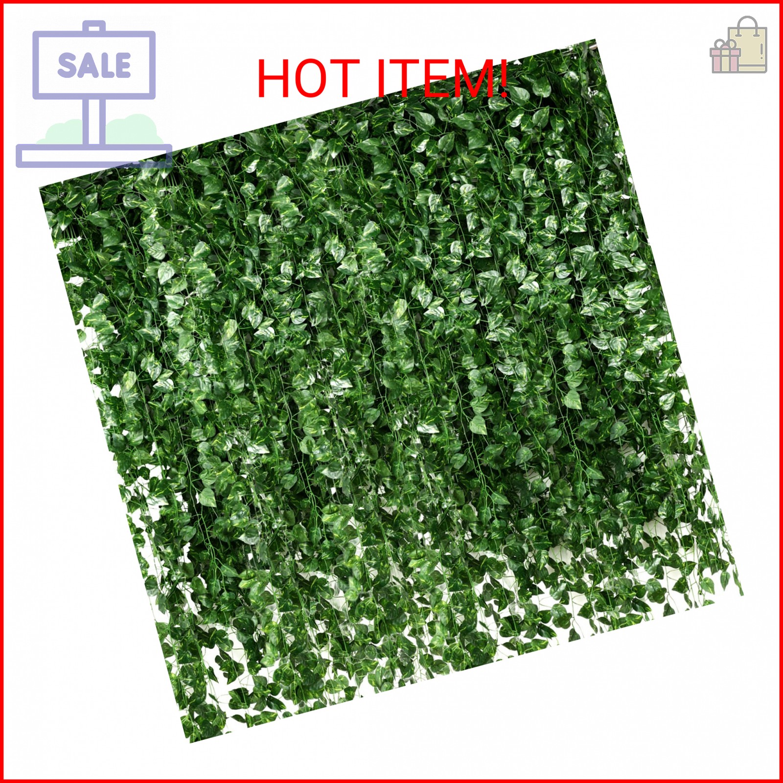 Yuxung 24 Pcs 158ft Fake Vines Bulk Artificial Ivy Garland Greenery Hanging Vine