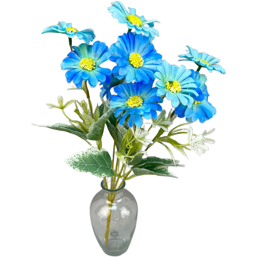 Chrysanthemum Artificial Flowers Set 10 Pieces 36cm Height for Home and Office