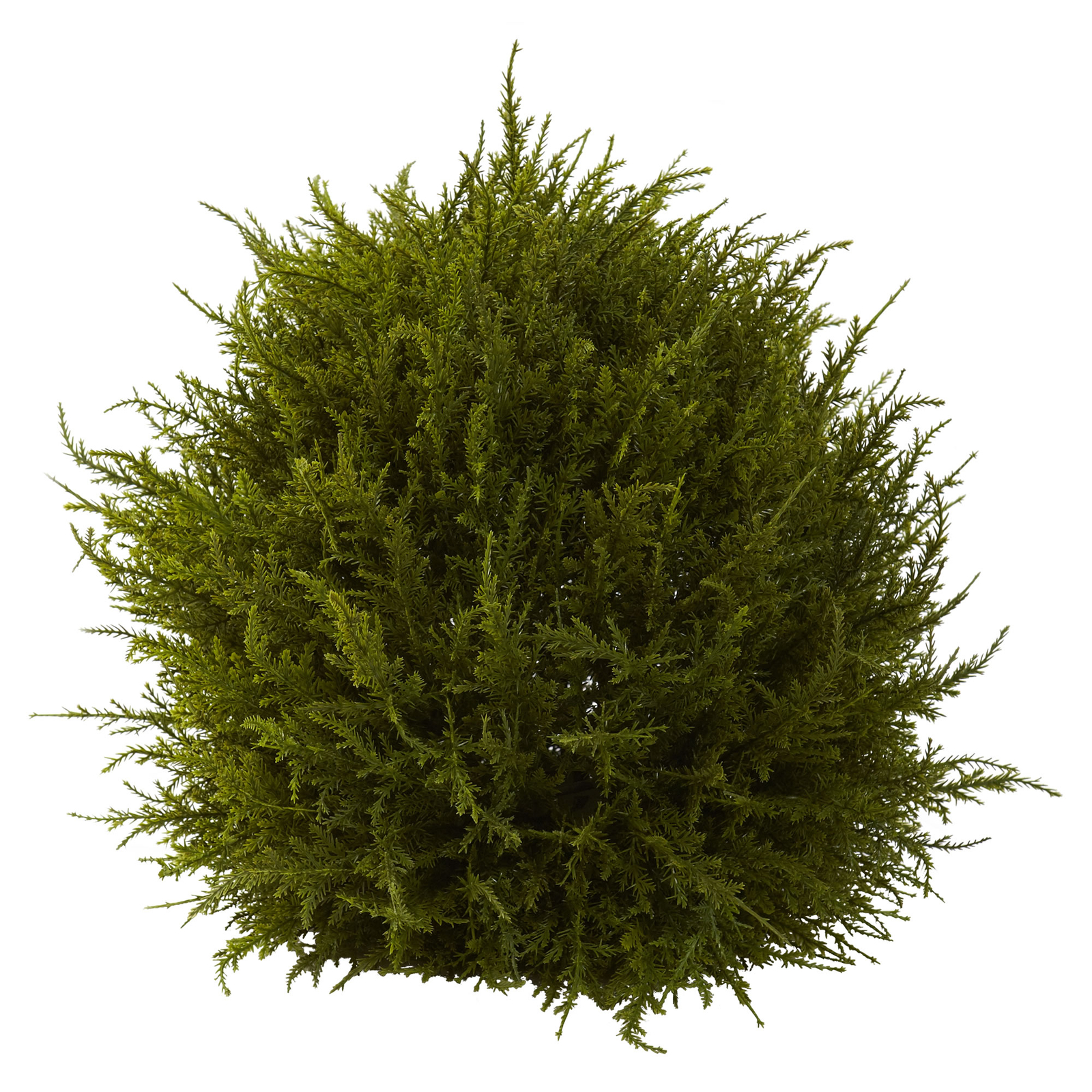 14 in Cedar Sphere Office Home Decor Stay Green Forever Nearly Natural Green