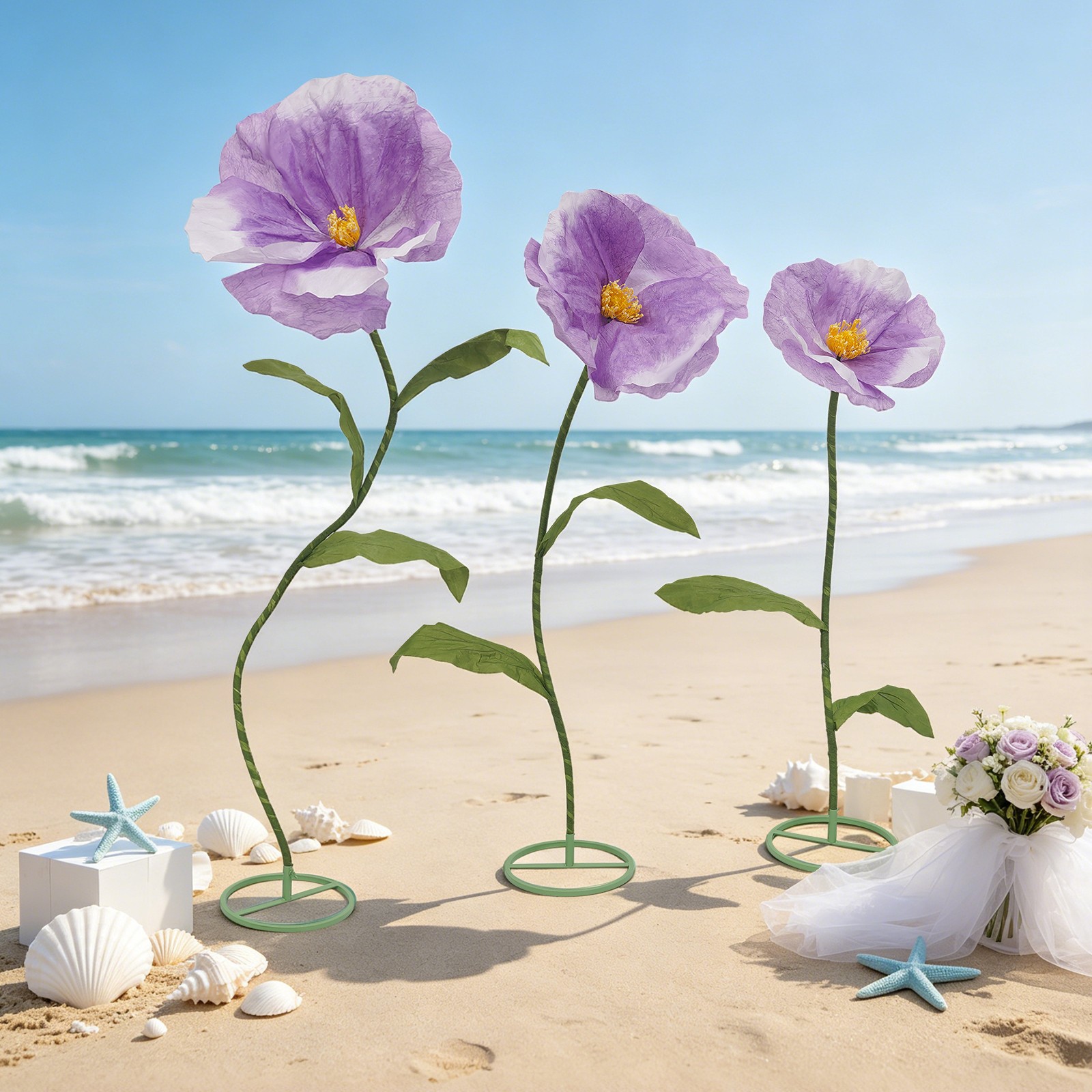 Large Artificial Flowers, Artificial Floral Decoration, DIY Floral Arrangements