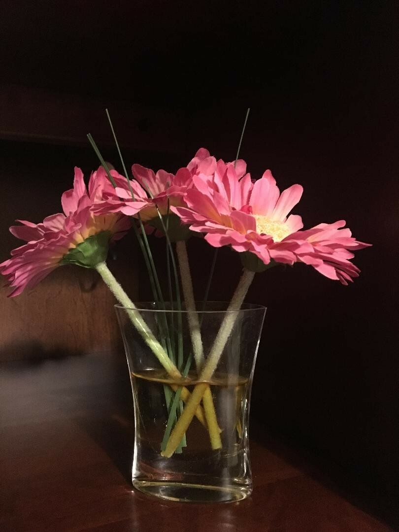 Gerber Daisy Silk Flower Arrangement Decor