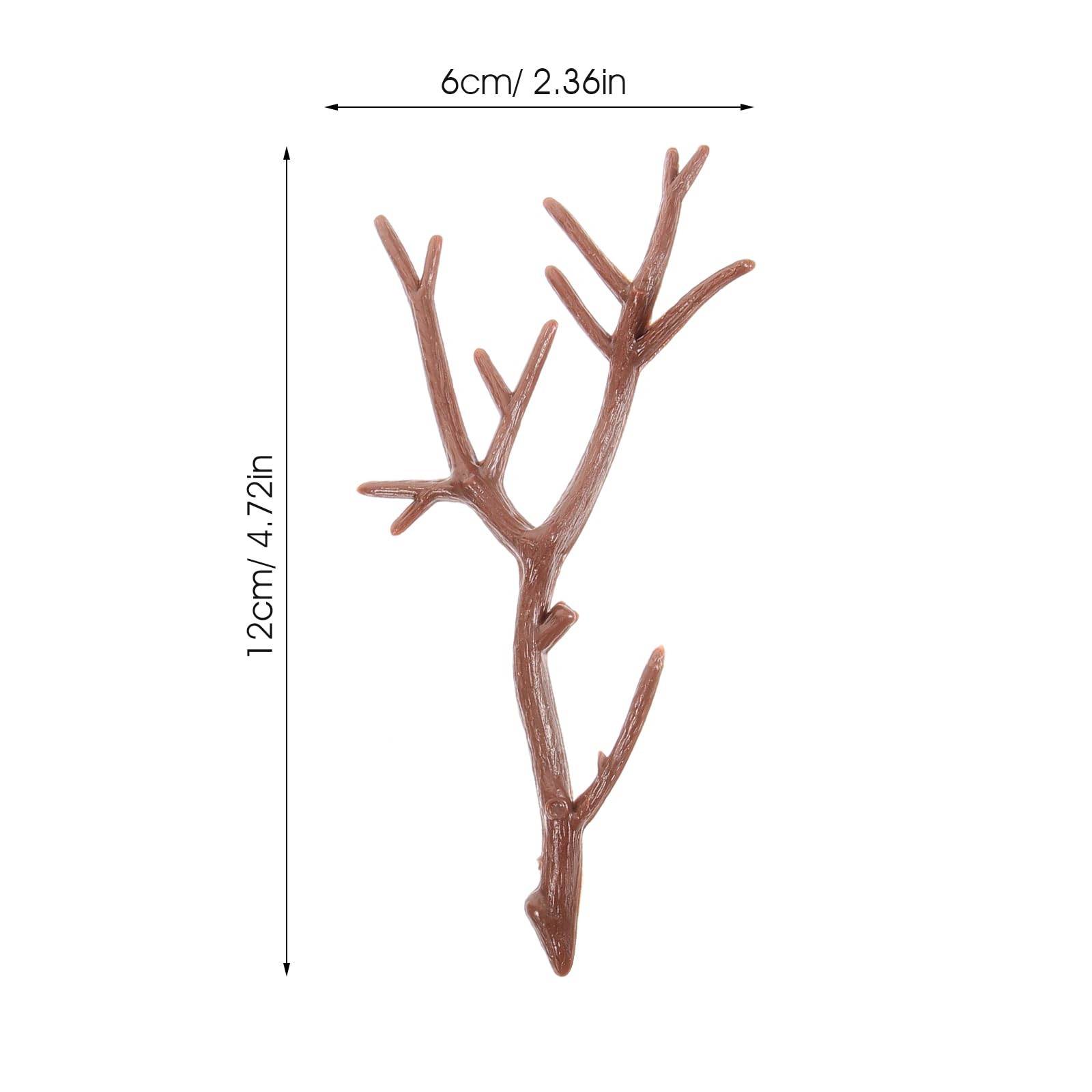 10pcs Mini Antler Tree Branches Artificial Twig DIY Craft Branches Plastic De…