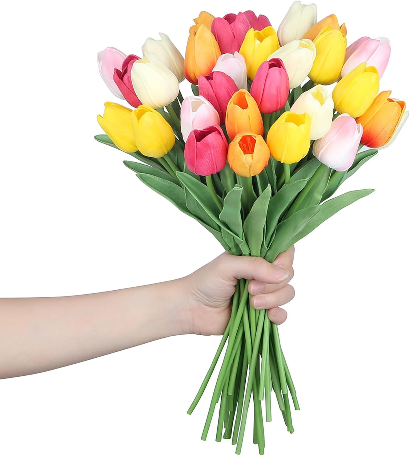 15pcs Faux Tulips for Beautiful Bouquets & Centerpieces – Ideal for Any Occasion