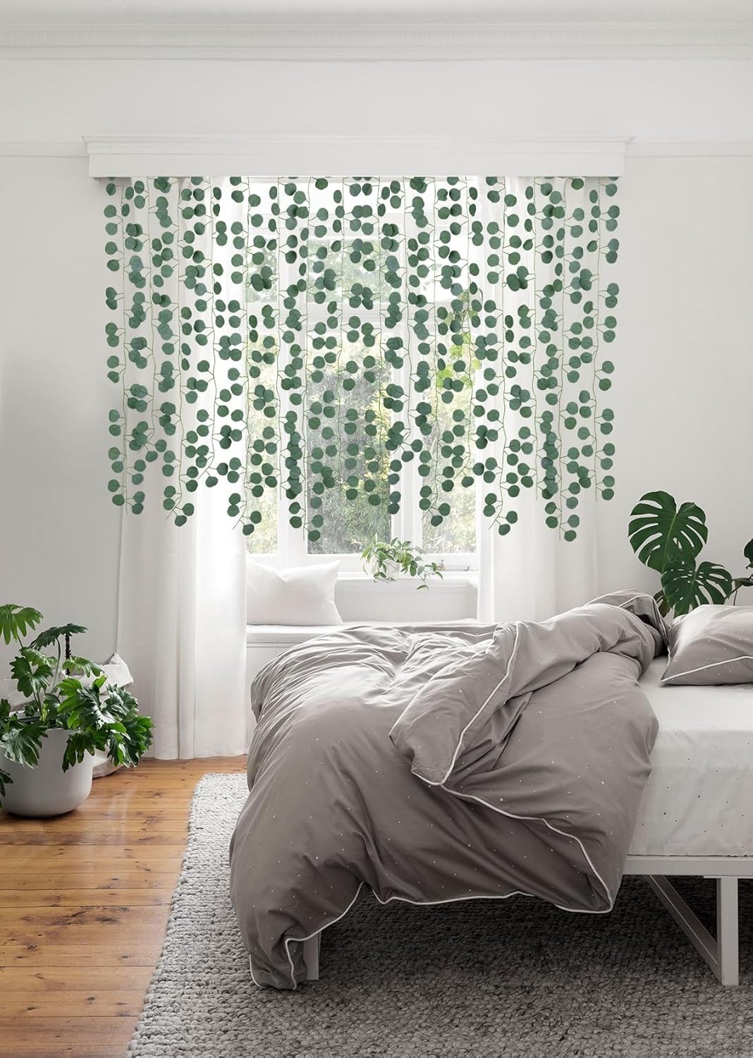 Artificial Eucalyptus Garland 86 Feet for Home Office Wedding Decor