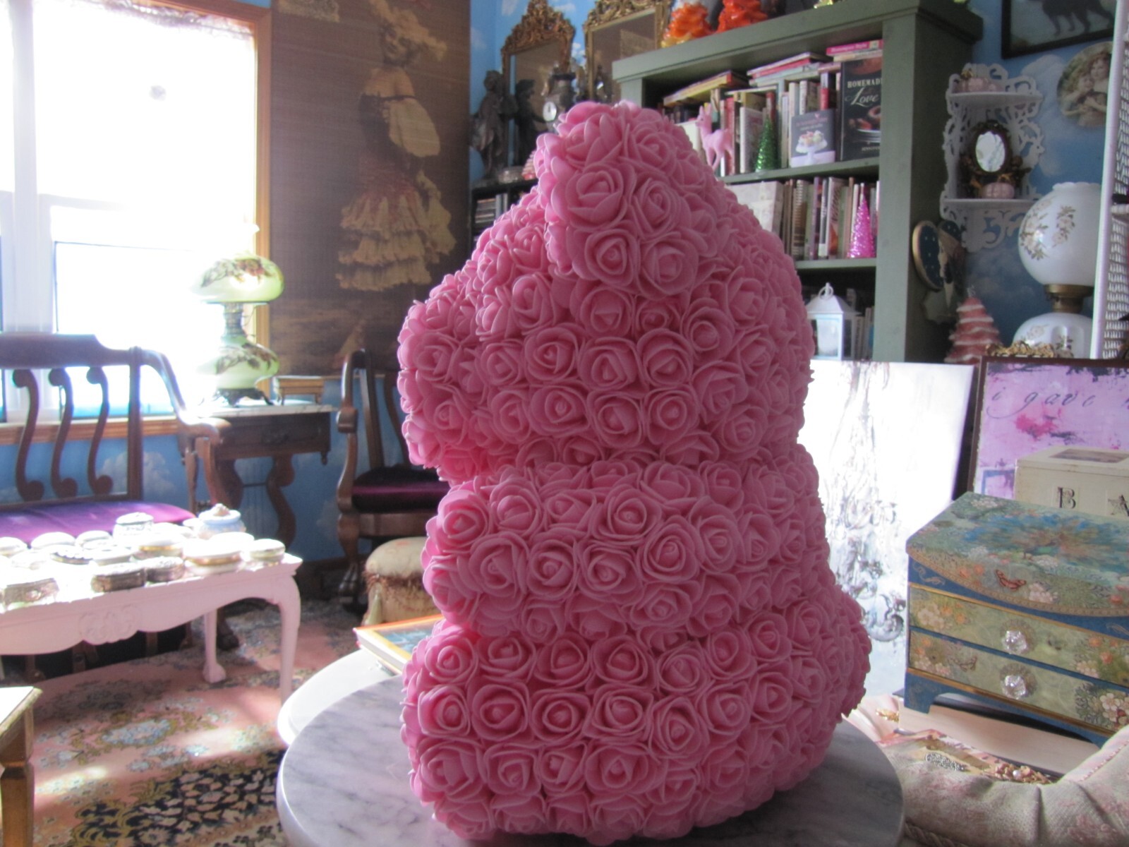 Teddy Bear Rose Flower Rose Bear Large 15″ no box