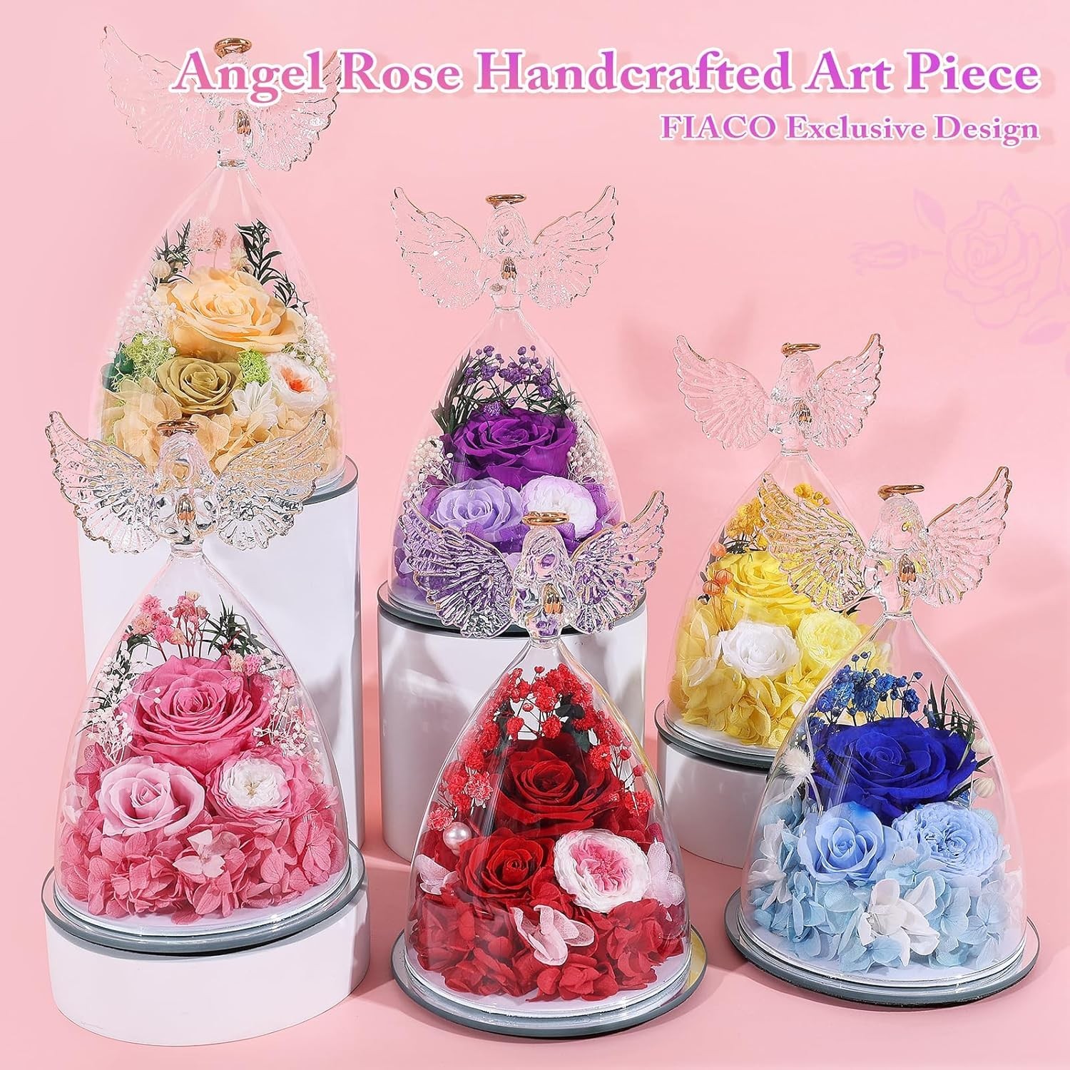 Valentines Day Gifts for Women Birthday Preserved Rose Forever Red
