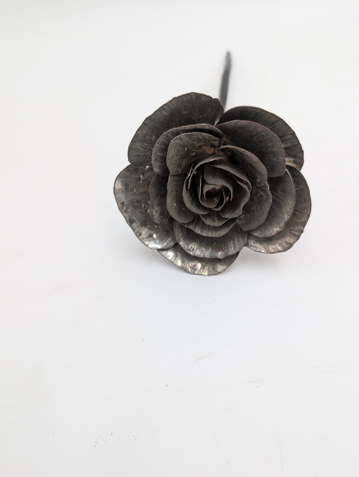 Hand Crafted Welded Metal Forever Rose 🌹