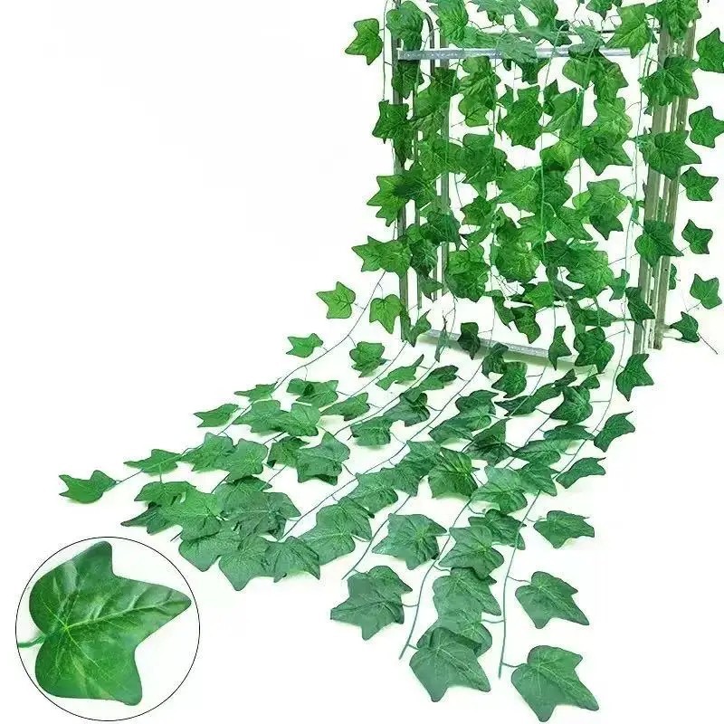 Artificial Ivy Leaf Hanging Vine 2.1M Silk Garland Wall Home Garden Decor Indoor