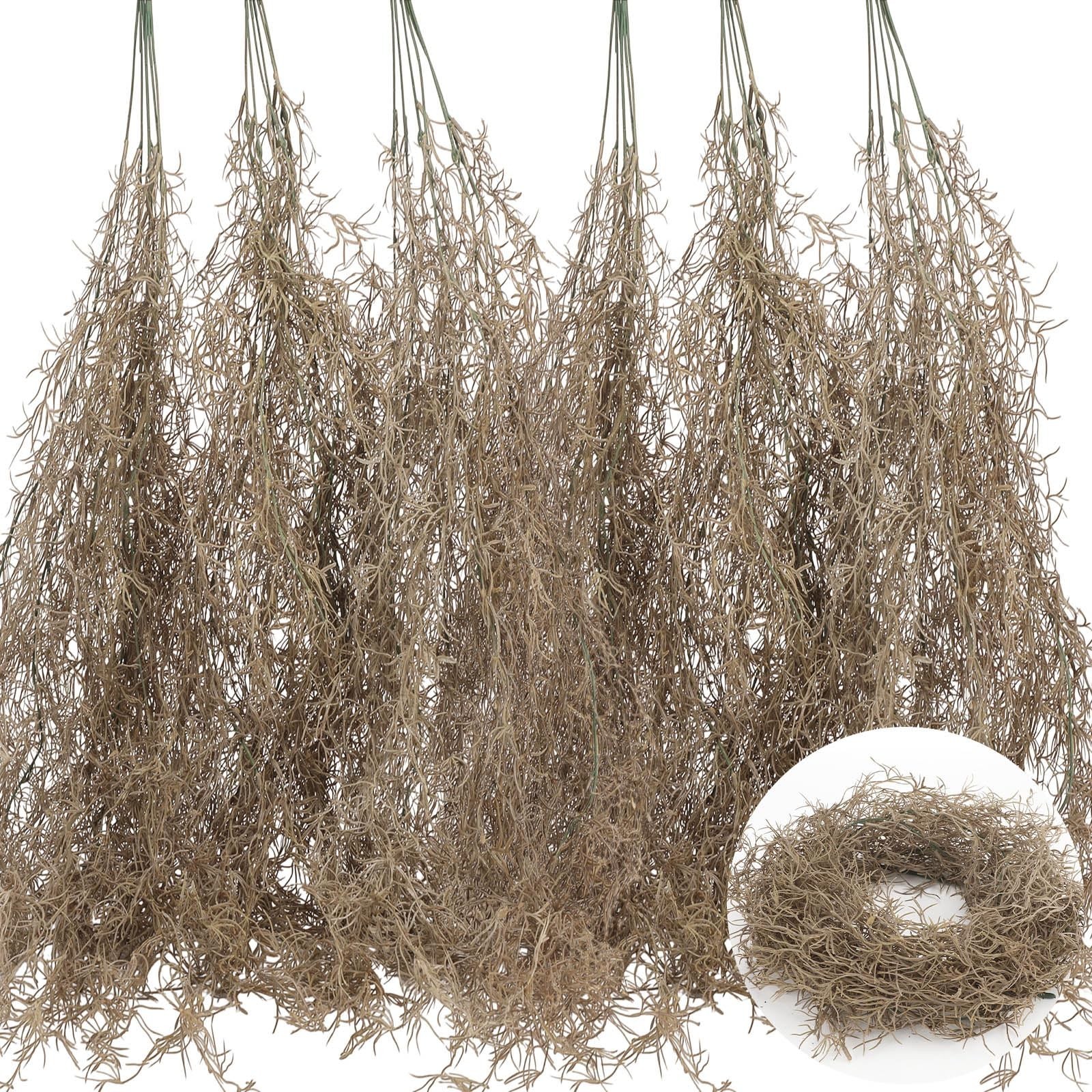 41” Fake Spanish Moss Hanging Plants – Faux Succulent Vines for Home Decor, 24