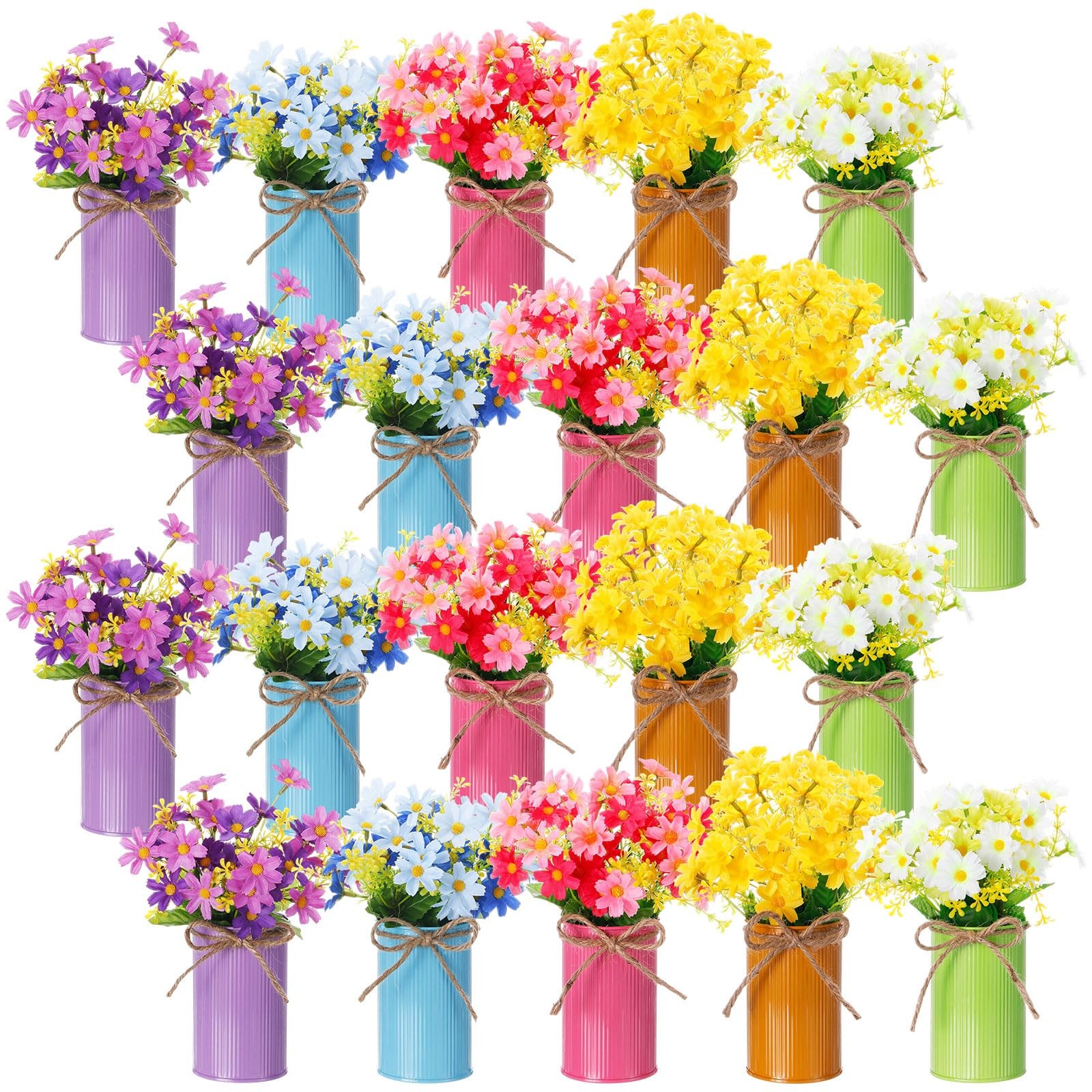 60 Pcs Spring Centerpiece for Table Spring Office Decoration Galvanized Metal…