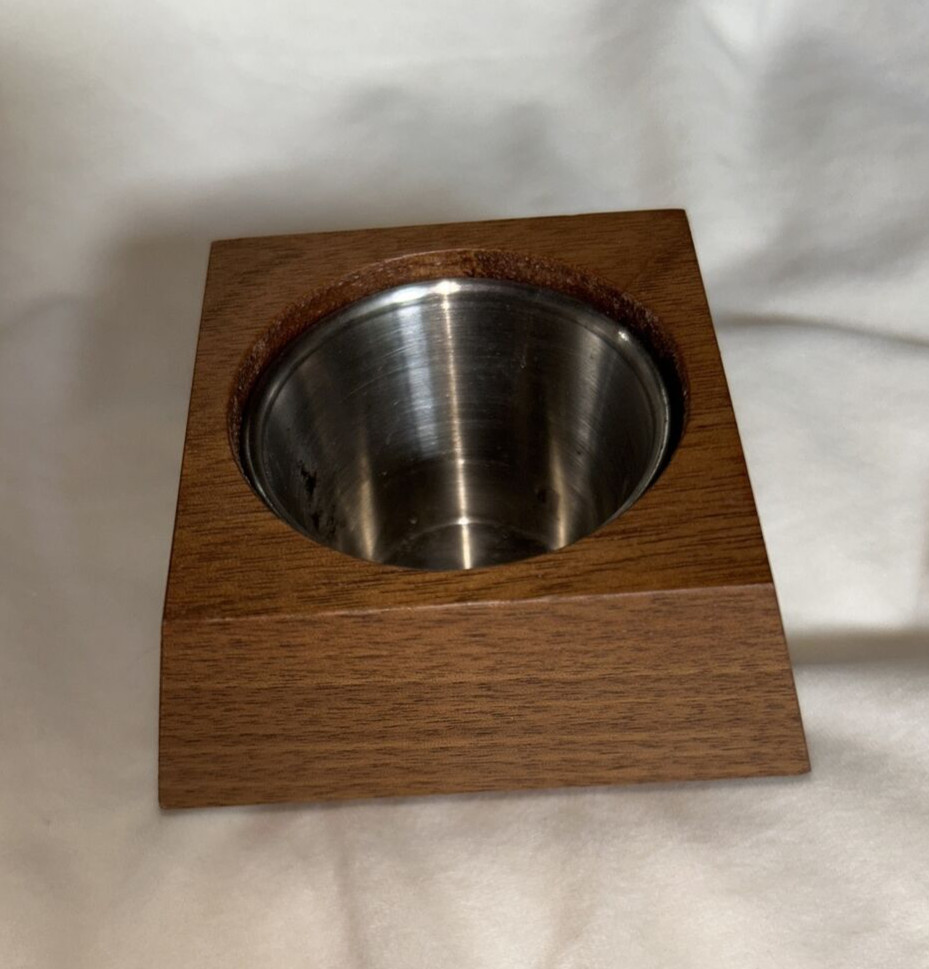 Walnut Box Car wood planter by Revolution Design House