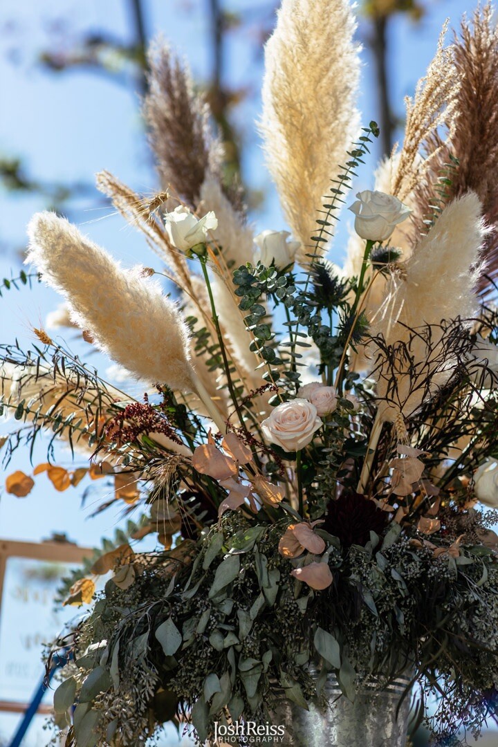 Dried flowers- Box of 10 (36”) natural white beige pampas grass