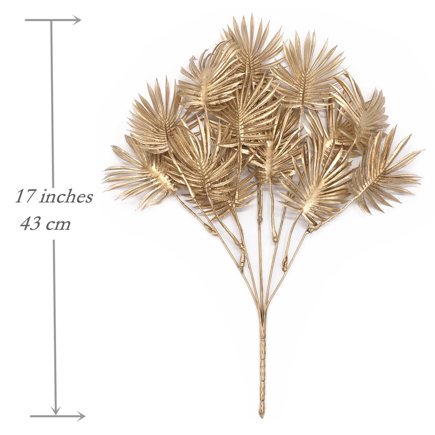 Artificial Golden Plants Decor Fake Plant Bush Grass Fern Bushes Faux Shrubs …