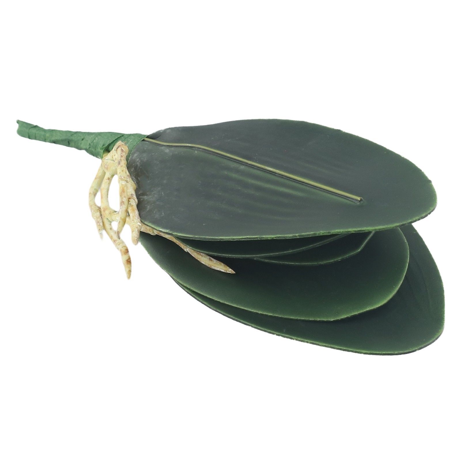 PVC Artificial Butterfly Orchid Silk Leaf Fake Flowers Home Wedding Party