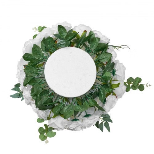 Flower Balls Arrangement Bouquet 10 PCS, 17.7-Inch Diameter Artificial Flower Ba