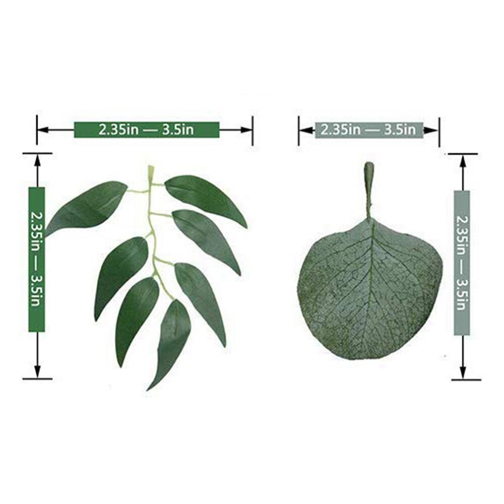 78in Faux Eucalyptus Garland Hanging Leaves Greenery Wall Wedding Decor