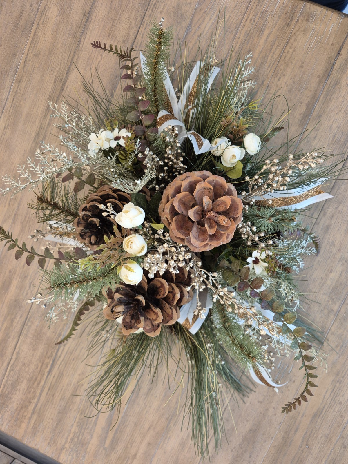 Stunning, One Of A Kind, Custom Made Floral Centerpiece New