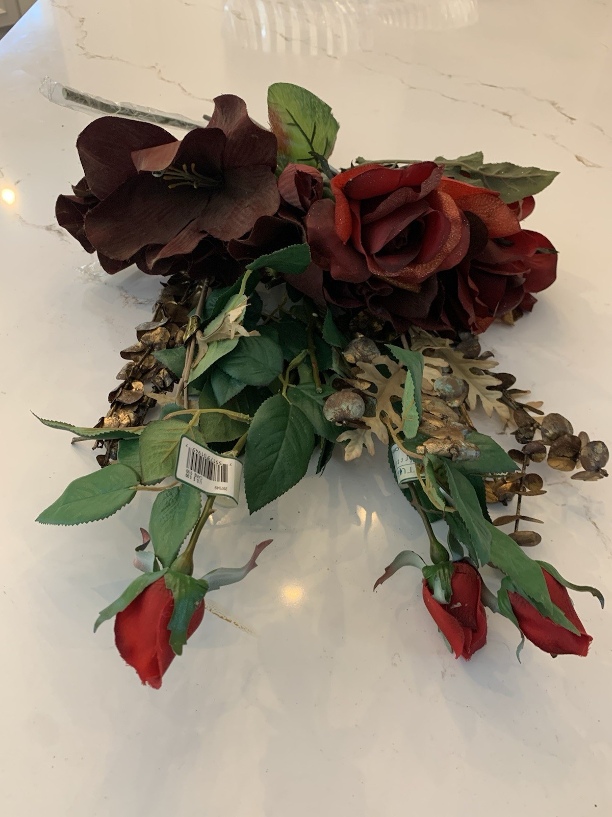 Realistic Artificial Flower Bundle 20” + Tall For A Large Vase