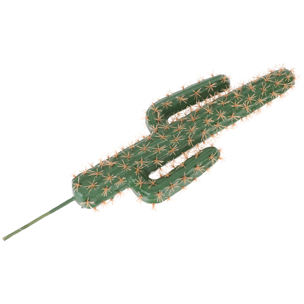 Cactus Model Statue Decor Centerpiece Faux Indoor No Pot Banquet