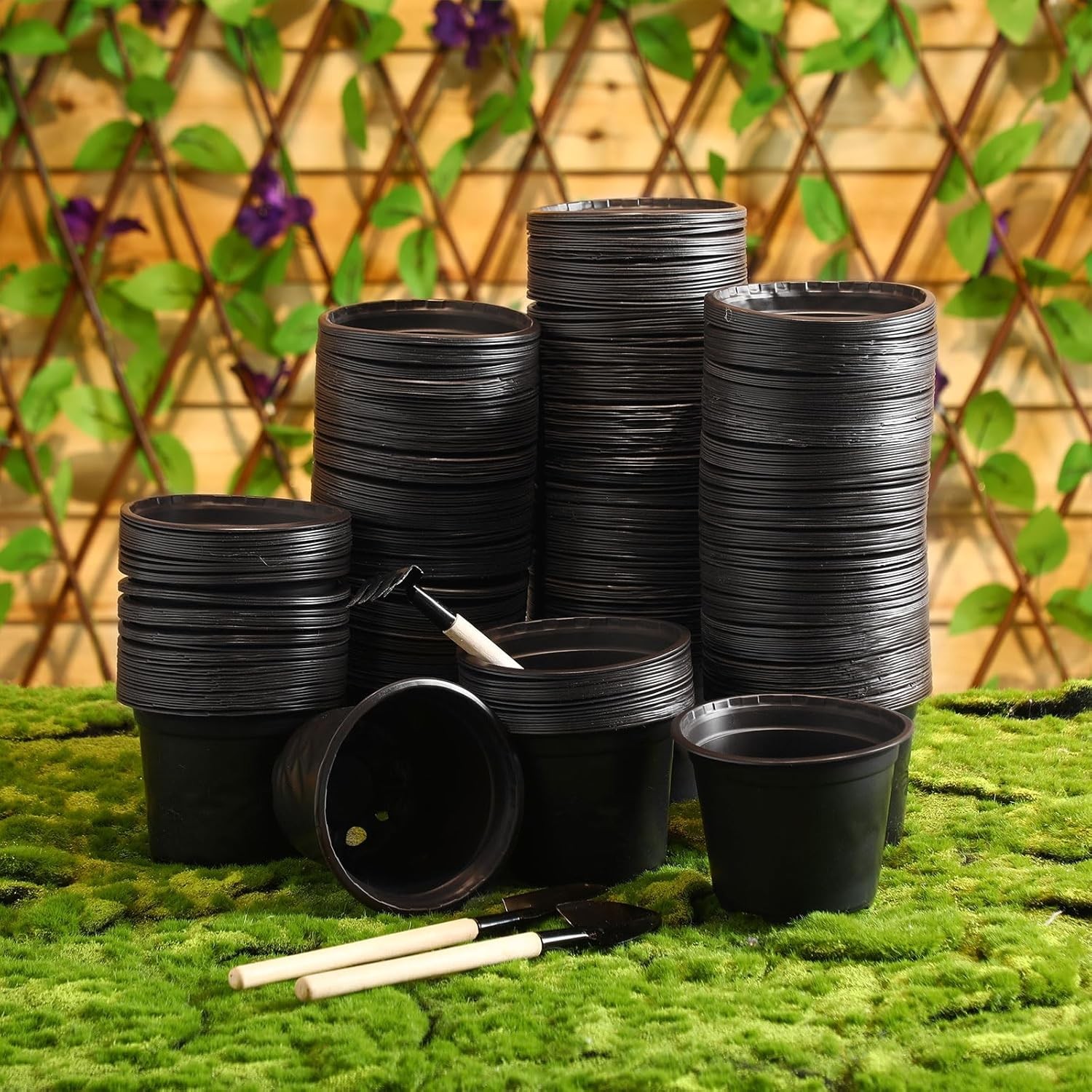 1500 Pcs Plastic Plants Nursery Pots – Seed Starting and Seedling Planters With