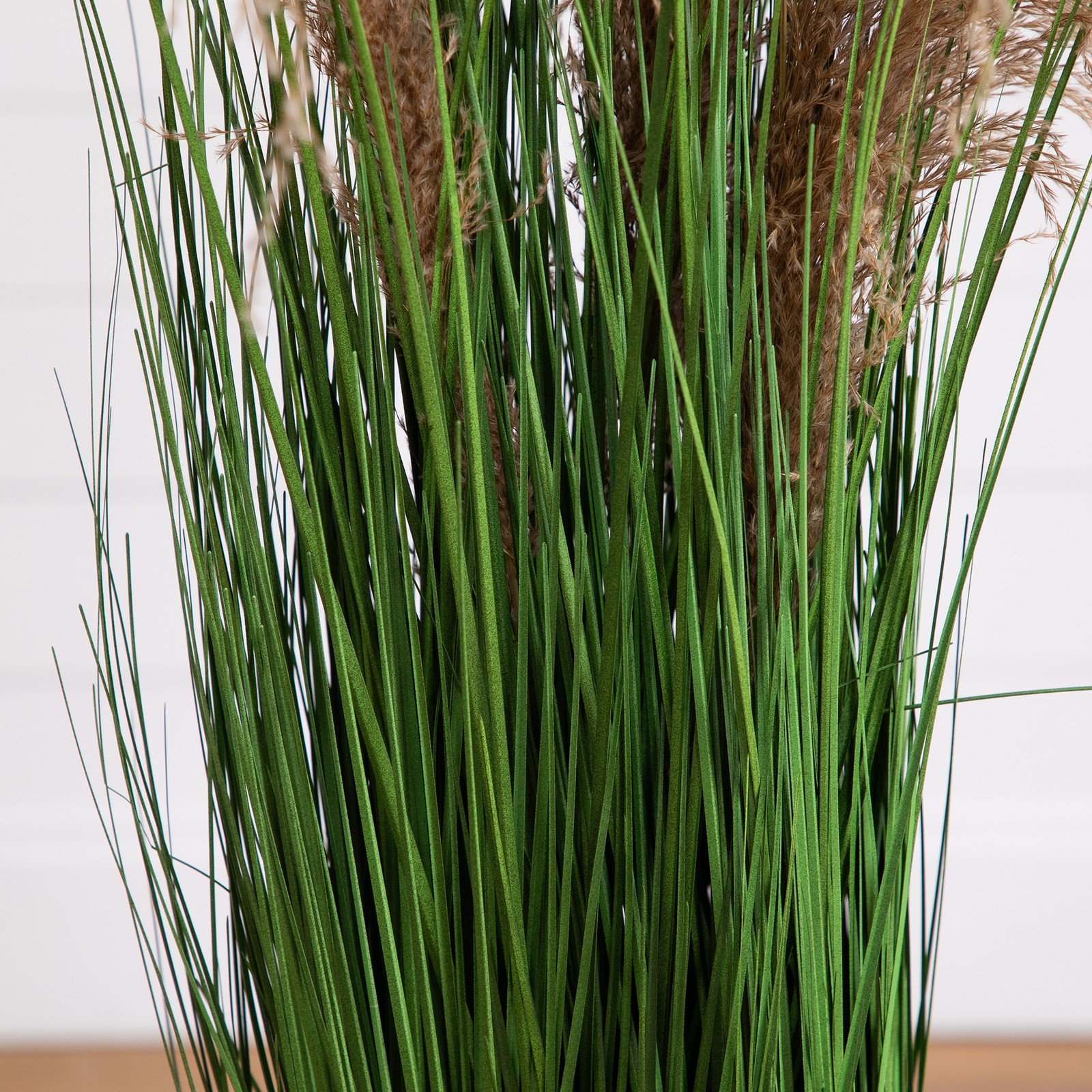 Nearly Natural 4ft Artificial Pampas Grass in Green