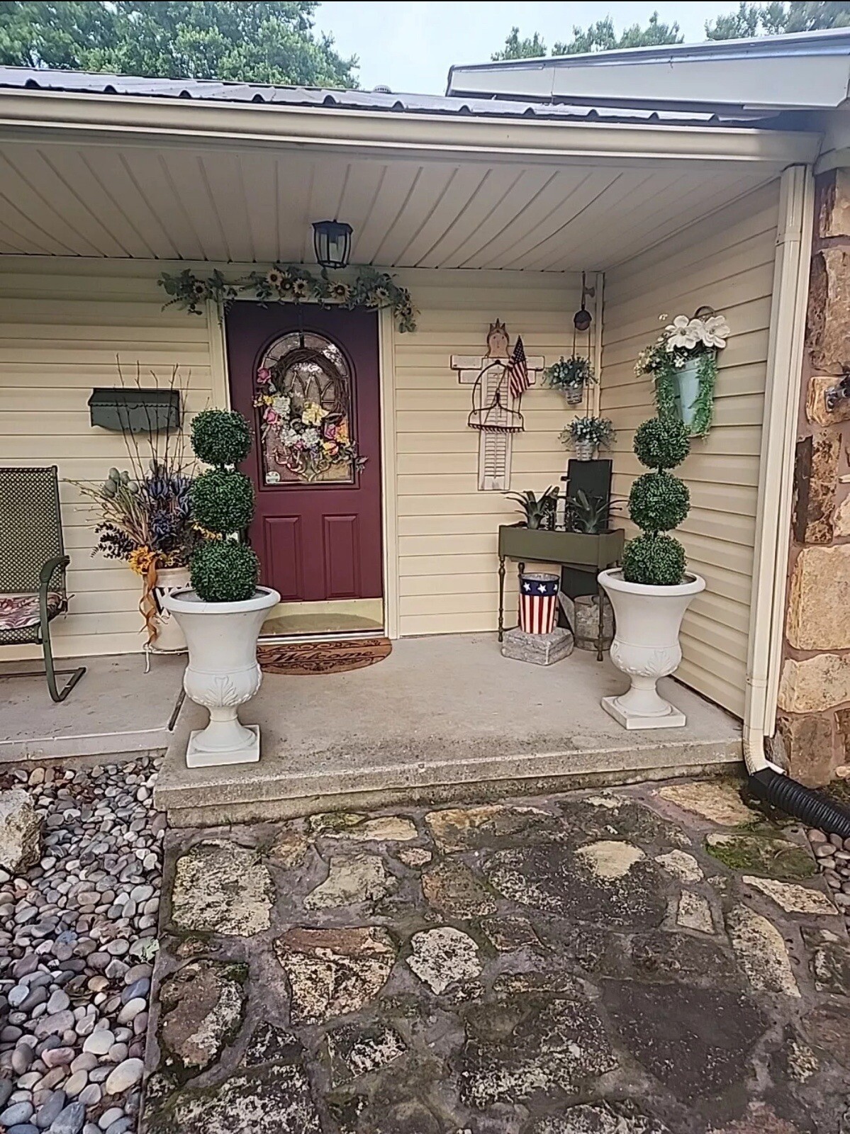 3′ Topiary Boxwood Triple Ball Artificial Tree UV Indoor/Outdoor Home Decor.