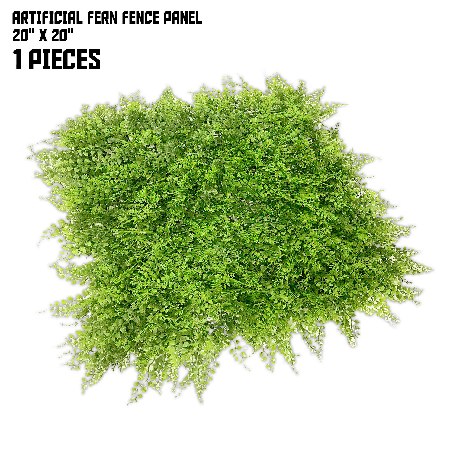 TANG 20″x20″ Fern Artificial Greenery Wall D??cor Panel