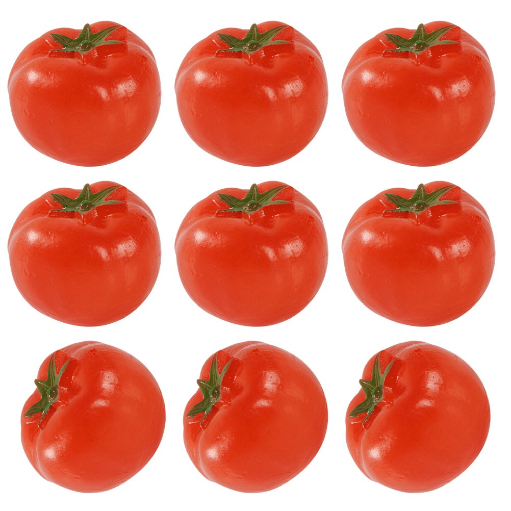 9 PCS Decorative Vegetable Artificial Lifelike Cherry Tomato Fruit