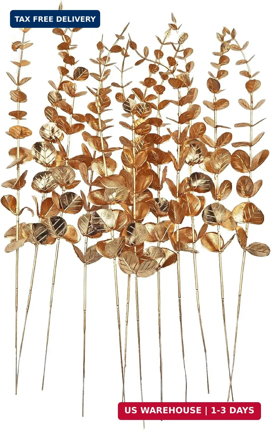 Eucalyptus Stems 12 PCS Artificial Leaves Home Office House Table Decor Wedding