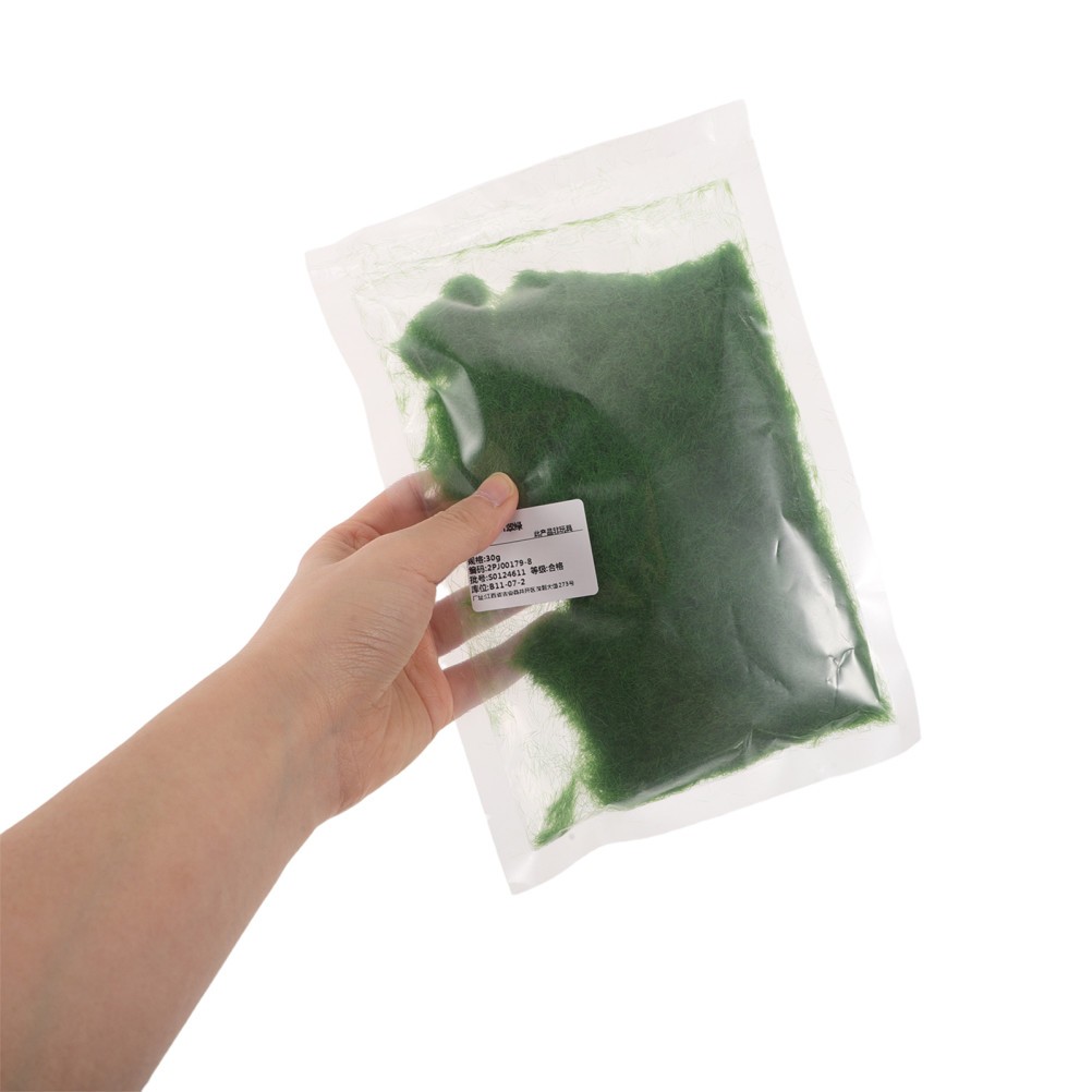 1 Pack Reusable Nylon Faux Moss for Fairy Garden Miniature Model Green Decor