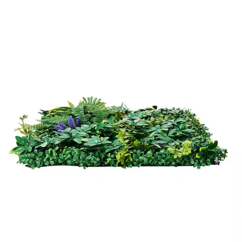 Artificial Grass Wall Panels, 12-Pcs 20 X 20 In. 3D Boxwood Panel for Green Deco