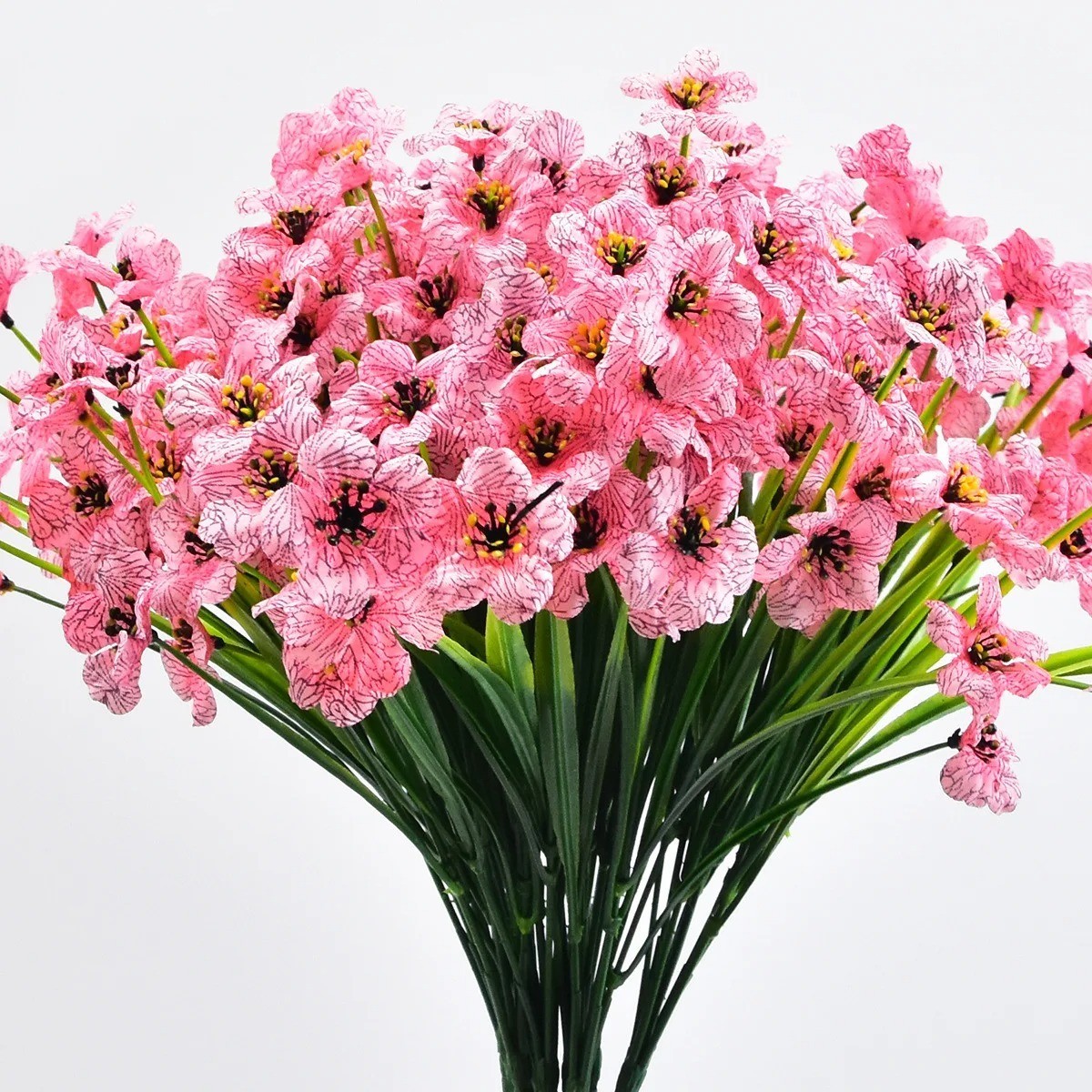 Artificial Flower Bouquet 18 Heads UV Resistant Fake Plants Home Garden Decor