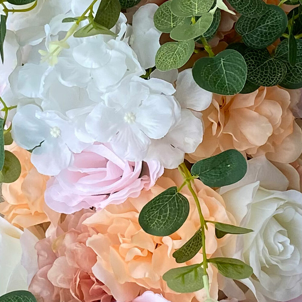 Artificial Flower Row Wedding Arch Flowers Draping Floral Garland Silk Vines New