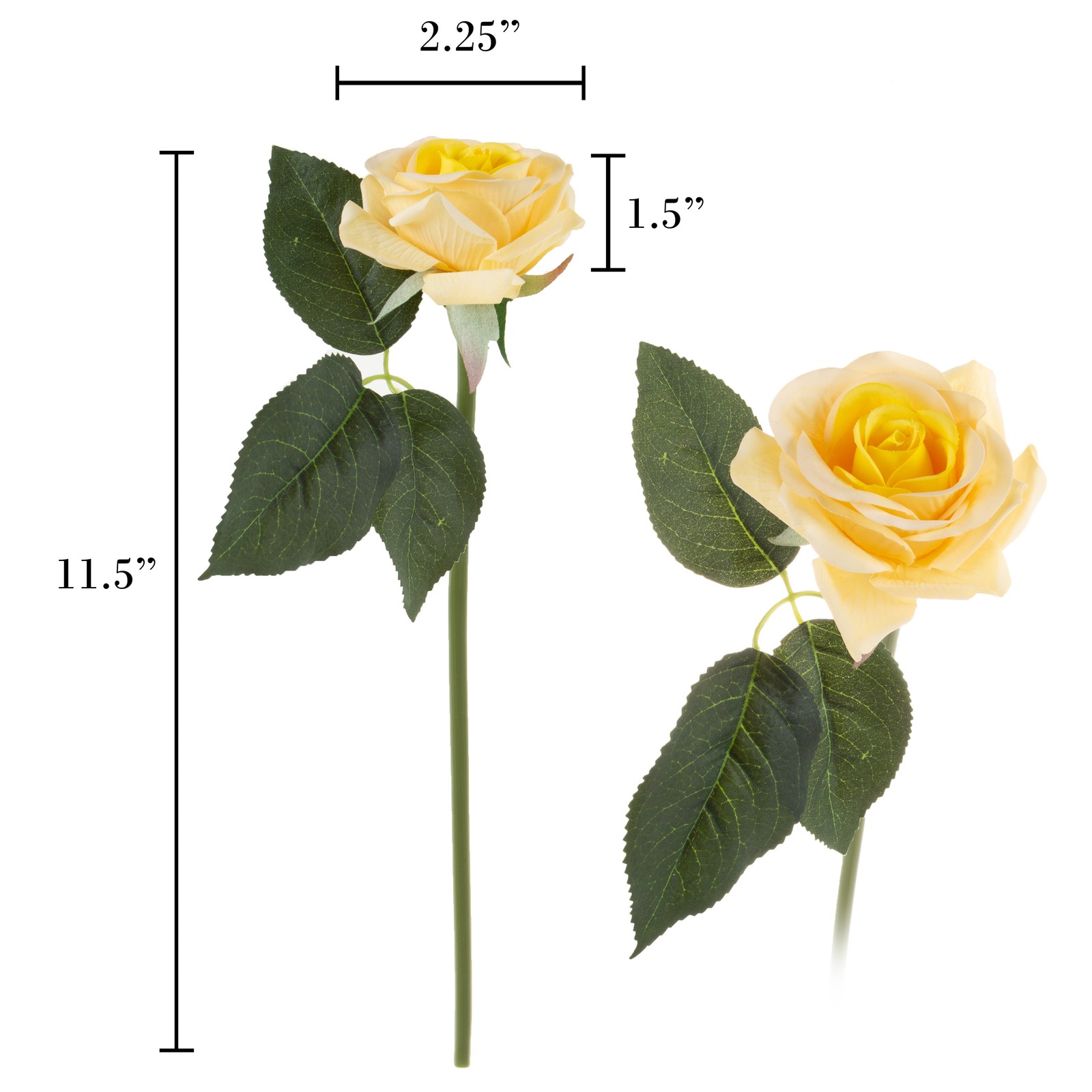 18 Pack Artificial Rose Flower Bouquet Realistic Floral with Stem for Home Decor