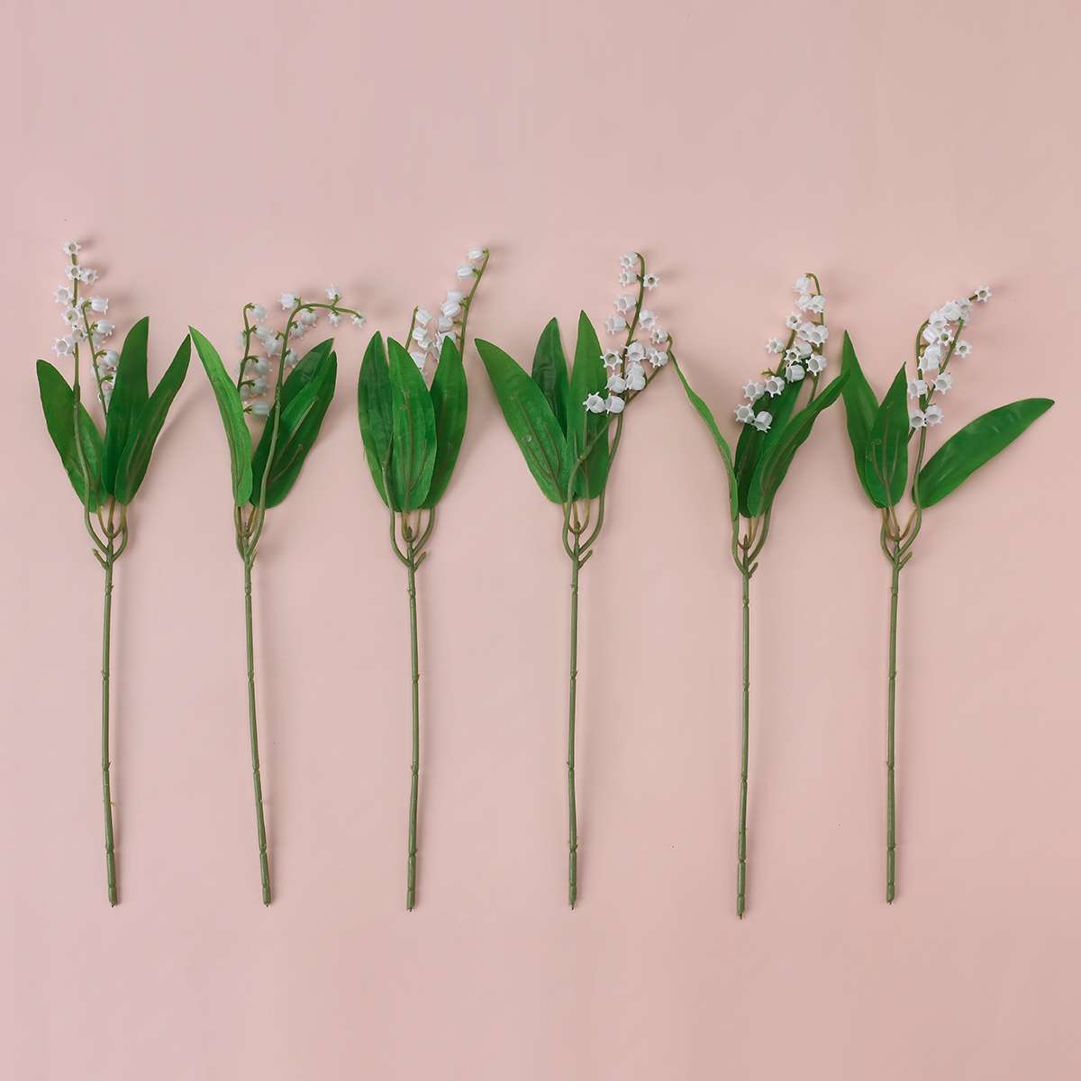 24PCS Artificial White Lily Of The Valley Flowers Bouquet Party Home DIY Decor